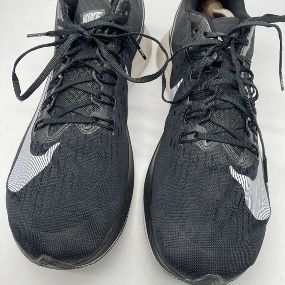 Nike Zoom Fly Mens Running Shoes Black White Size 12 EU 46 - Picture 7 of 12
